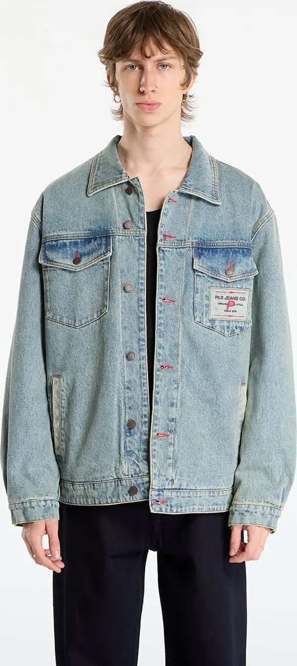 PLEASURES Jakna PLEASURES Park Insulated Denim Jacket Indigo XL