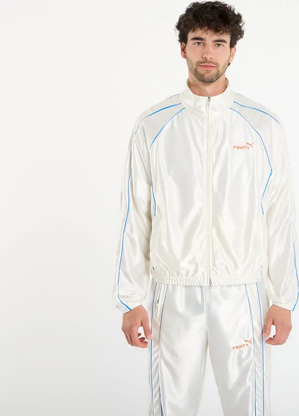 Puma Jakna Puma x FENTY T7 Piping Track Jacket UNISEX Warm White XS