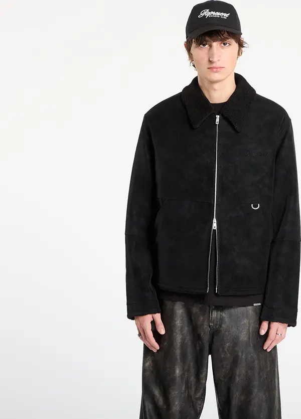 REPRESENT Jakna REPRESENT Shearling Jacket Jet Black L