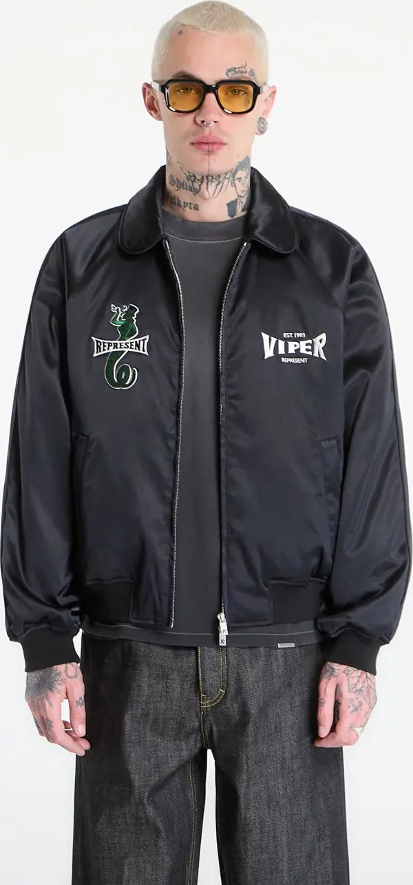 REPRESENT Jakna REPRESENT x The Viper Room Viper Souvenier Jacket UNISEX Jet Black L