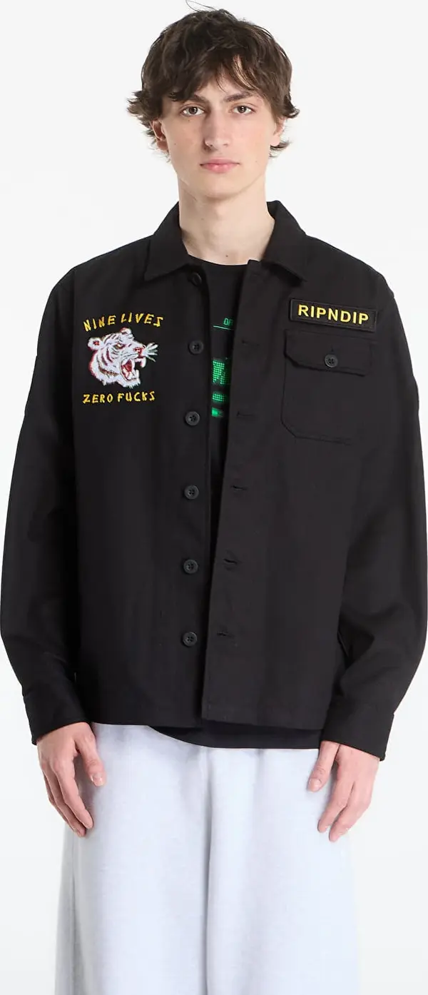 RIPNDIP Jakna RIPNDIP Nine Militarty Shirt Jacket Black S