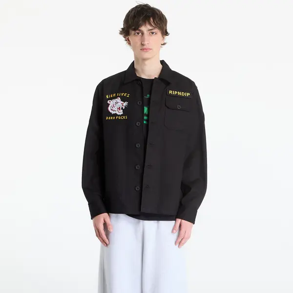 RIPNDIP Jakna RIPNDIP Nine Militarty Shirt Jacket Black S