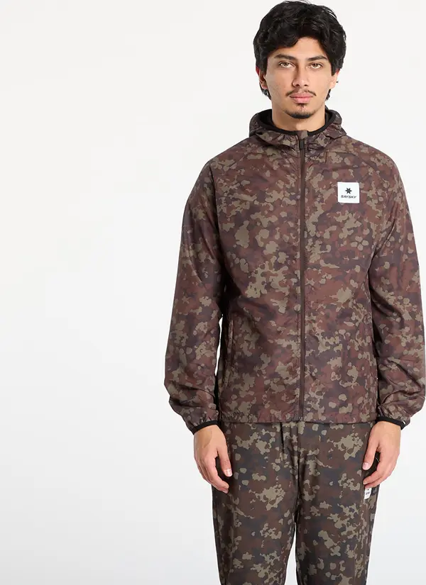 SAYSKY Jakna SAYSKY Camo Pace Jacket Brown AOP XL