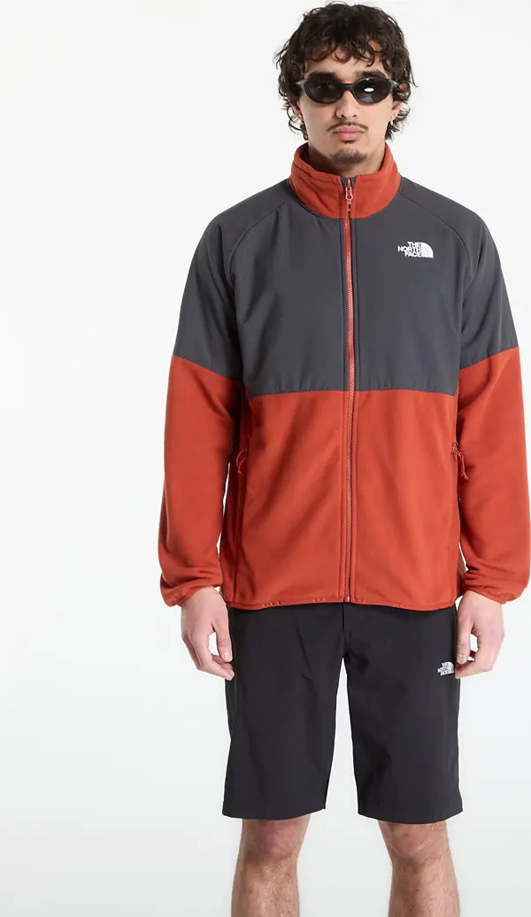 The North Face Jakna The North Face Glacier Heavyweight Full Zip Jacket Iron Clay/ Asphalt Grey S
