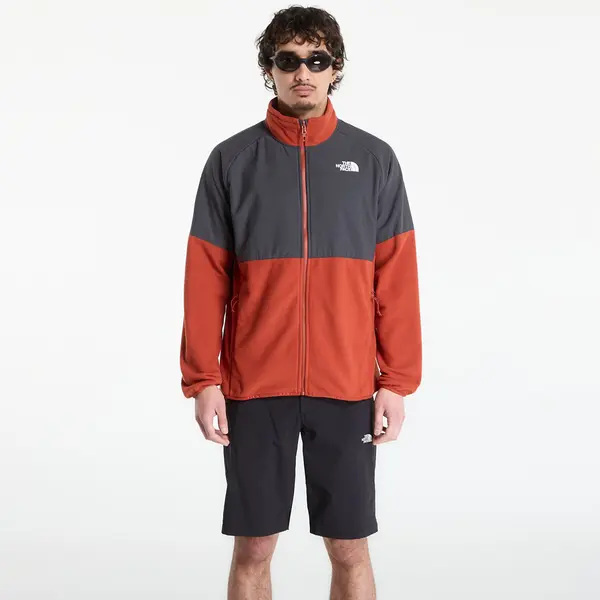 The North Face Jakna The North Face Glacier Heavyweight Full Zip Jacket Iron Clay/ Asphalt Grey XL