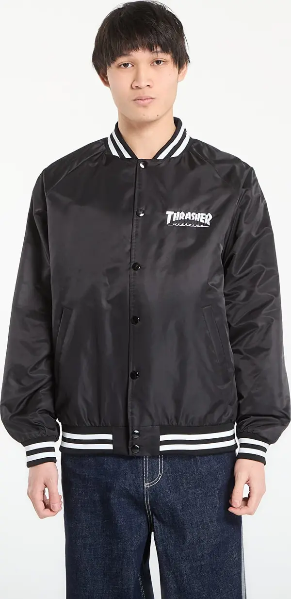 Thrasher Jakna Thrasher Mag Logo Dugout Jacket Black/ White XL
