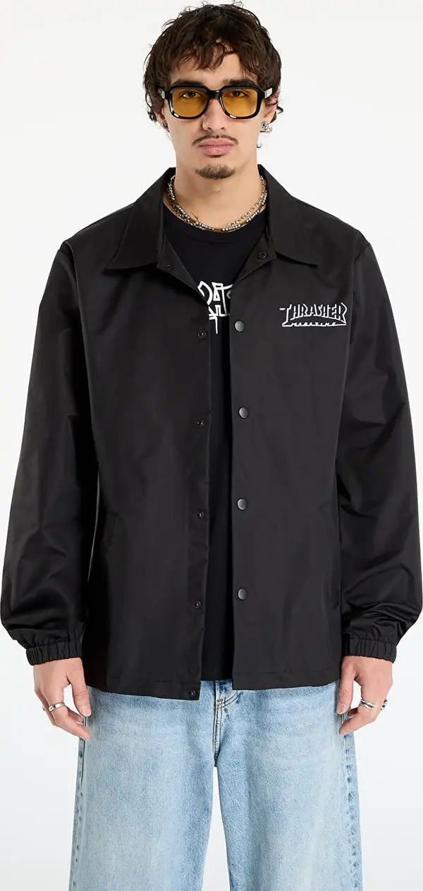 Thrasher Jakna Thrasher Shadow Mag Logo Coach's Jacket Black/Black M