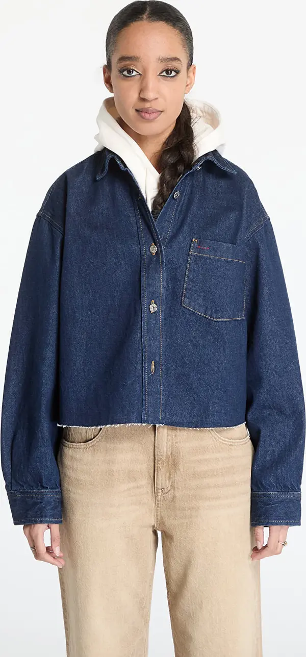 Tommy Hilfiger Jakna Tommy Jeans Cropped Denim Shirt Jacket Denim L