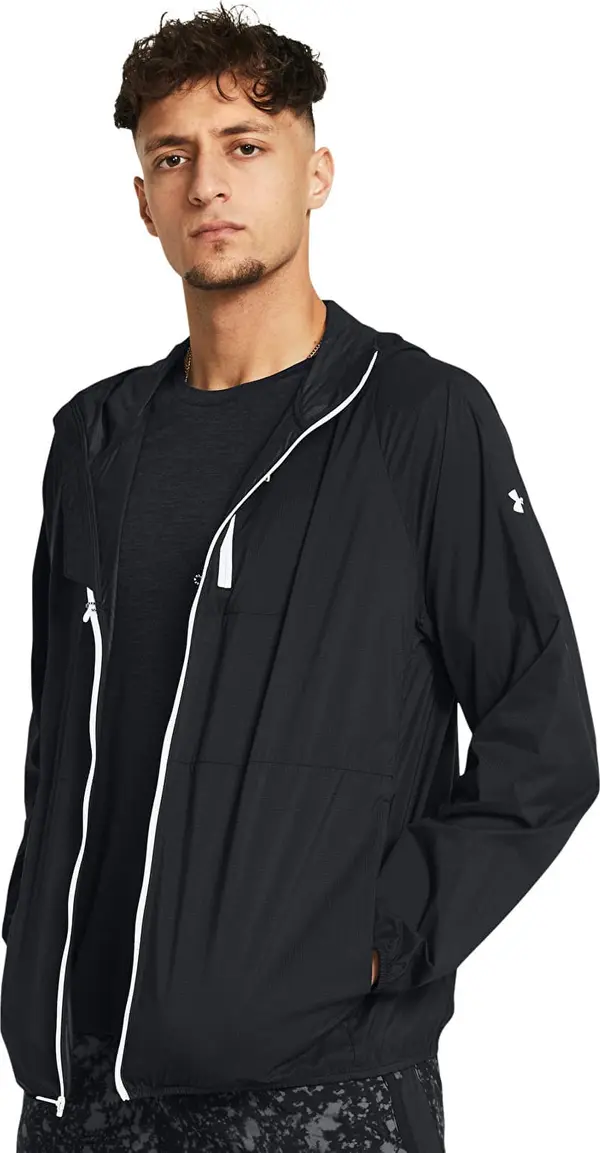 Under Armour Jakna Under Armour Launch Lightweight Jacket Black M
