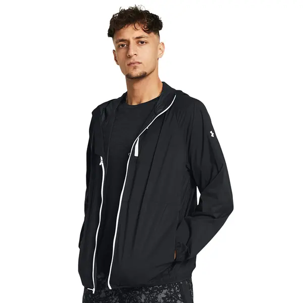 Under Armour Jakna Under Armour Launch Lightweight Jacket Black XXL