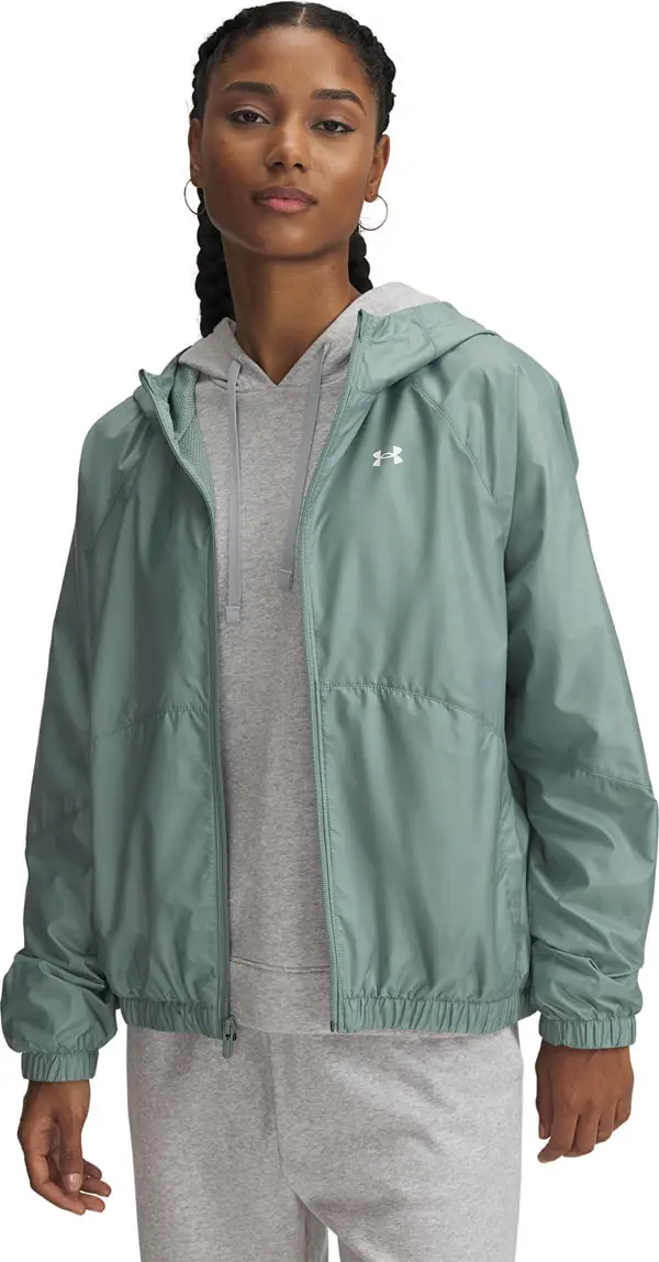 Under Armour Jakna Under Armour Rival Sport Windbreak Jacket Silica Green/ White M