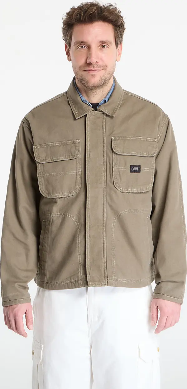 Vans Jakna Vans Umber Pigment Canvas Jacket Aluminum L