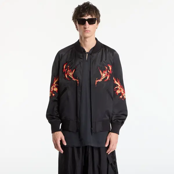Y-3 Jakna Y-3 Embroidered Graphic Satin Souvenir Jacket UNISEX Black M
