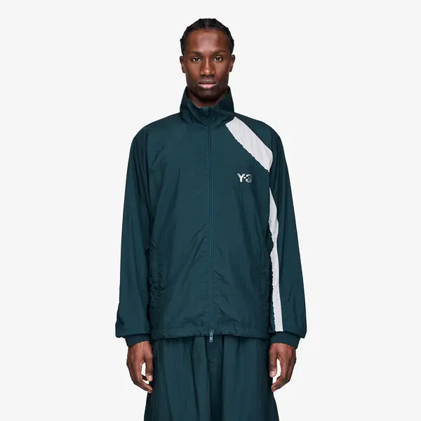 Y-3 Jakna Y-3 Raw Edge 3 Stripes Nylon Shell Jacket Aurora Ivy M