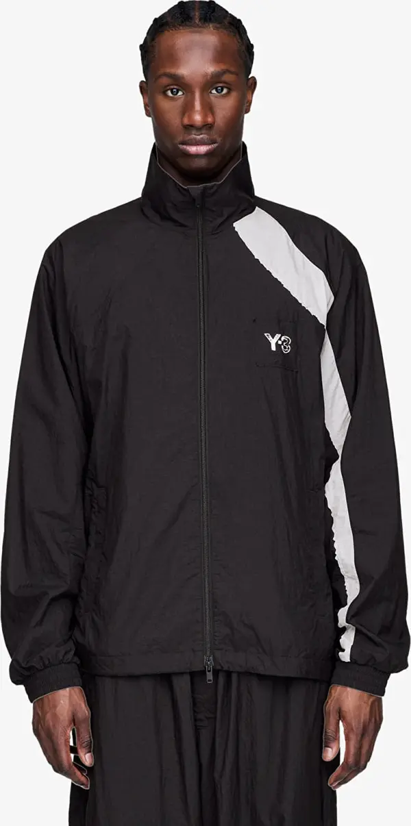 Y-3 Jakna Y-3 Raw Edge 3 Stripes Nylon Shell Jacket Black L
