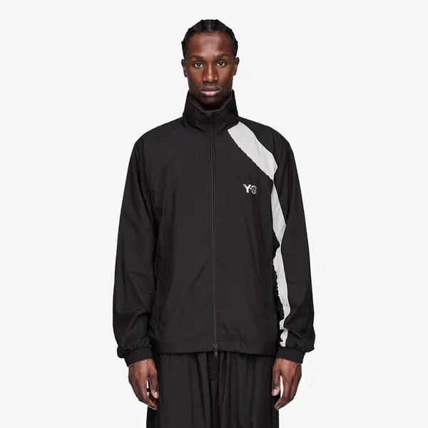 Y-3 Jakna Y-3 Raw Edge 3 Stripes Nylon Shell Jacket Black L