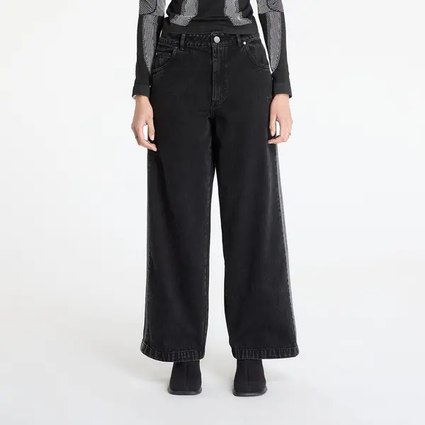 adidas Originals Jeans adidas Adicolor Denim 3-Stripes Track Pants Black 31/30