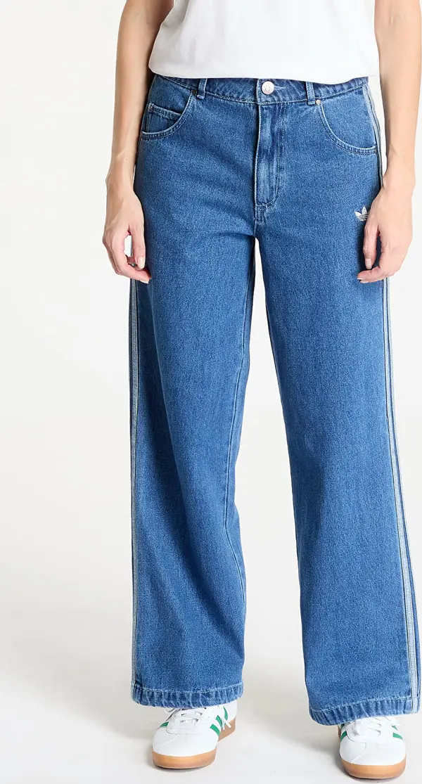 adidas Originals Jeans adidas Adicolor Denim 3 Stripes Track Pants Indigo Denim 28/30