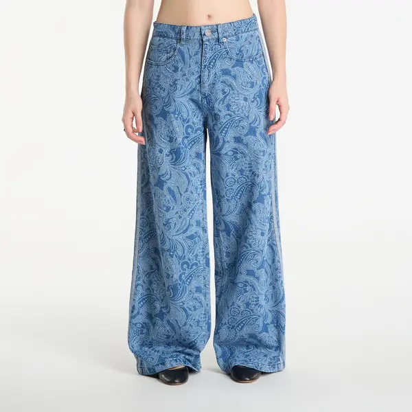 adidas Originals Jeans adidas Liberty London Firebird Mid Rise Straight Denim Pant Medium Vintage Denim/ Light Denim 25/32