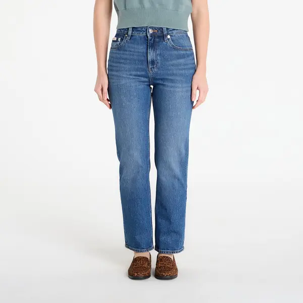 Calvin Klein Jeans Calvin Klein Jeans High Rise Straight Short Jeans Blue 25