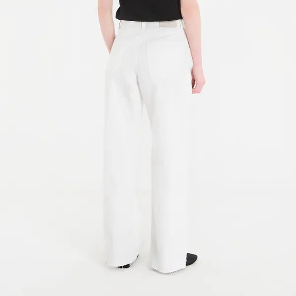 Calvin Klein Jeans Calvin Klein Jeans The Wide Leg Raw Hem Chalk White 27