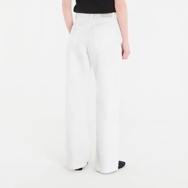 Calvin Klein Jeans Calvin Klein Jeans The Wide Leg Raw Hem Chalk White 30