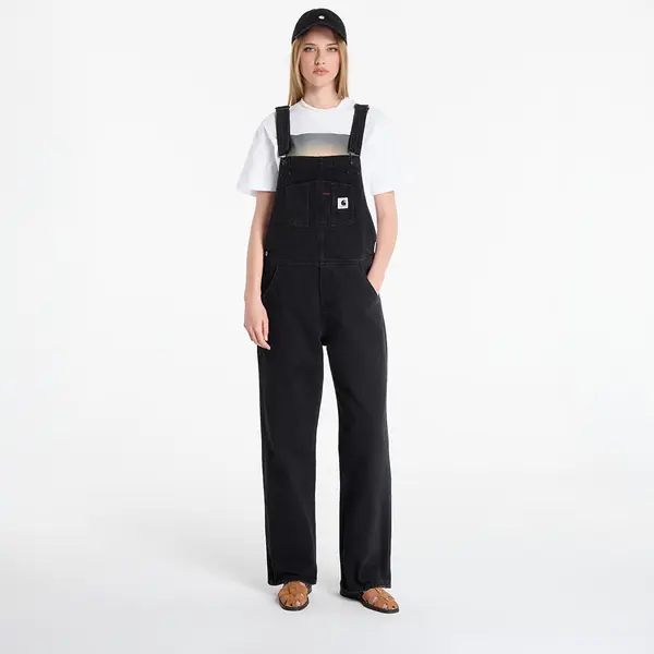 Carhartt WIP Jeans Carhartt WIP W' Bib Overall Straight Black Stone Washed M