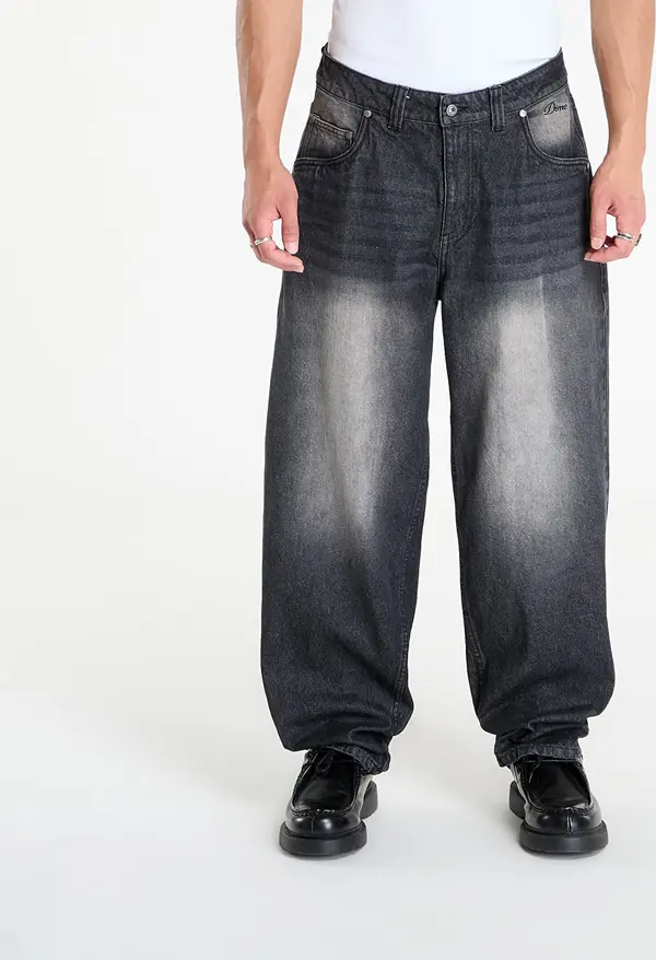 DIME Jeans DIME Classic Baggy Denim Pants Sandblasted Black 34