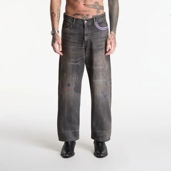 NEIGHBORHOOD Jeans NEIGHBORHOOD Savage Denim Dp Wide Pants Black L