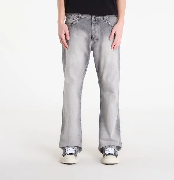Off-White Jeans Off-White Diag Slim Relaxed Jeans Sun-Faded Grey 33