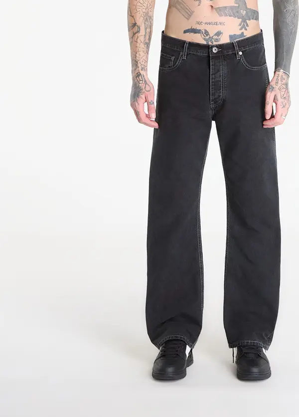 Off-White Jeans Off-White Half Arrow Slim Relaxed Jeans Black 52