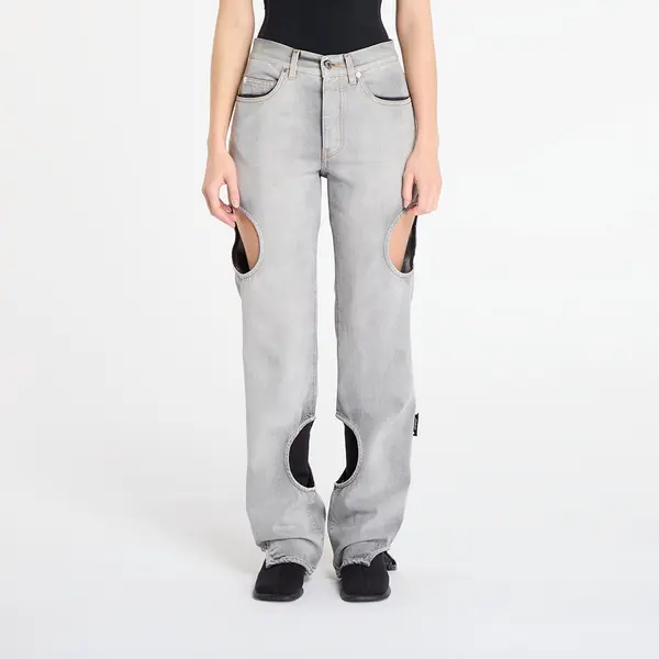 Off-White Jeans Off-White Meteor Denim Pants Bleach Black/ No Color 27