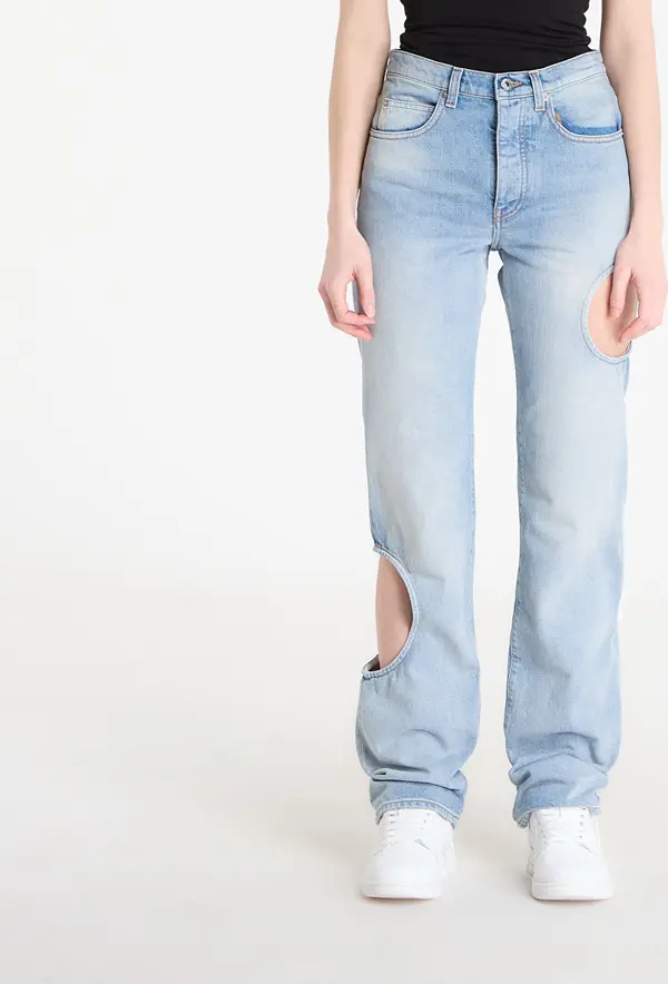 Off-White Jeans Off-White New Meteor Denim Pants Bleach/ No Color 28