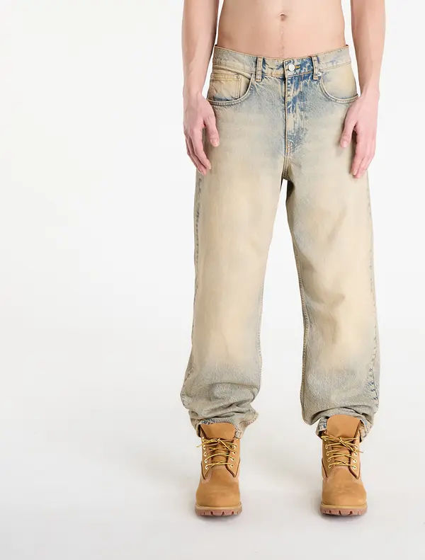 Patta Jeans Patta Dirty Whiskers Denim Pants Sandwashed Light Blue Denim 34