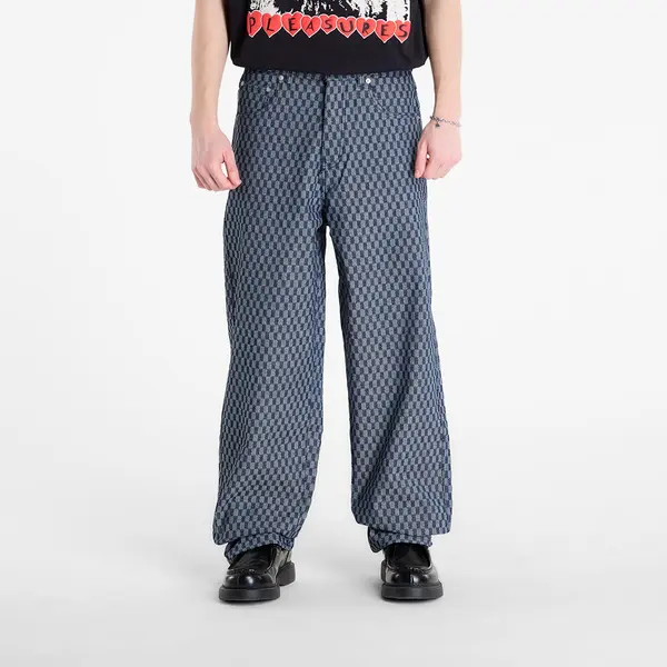 PLEASURES Jeans PLEASURES Formula Baggy Jeans Indigo Checker 38