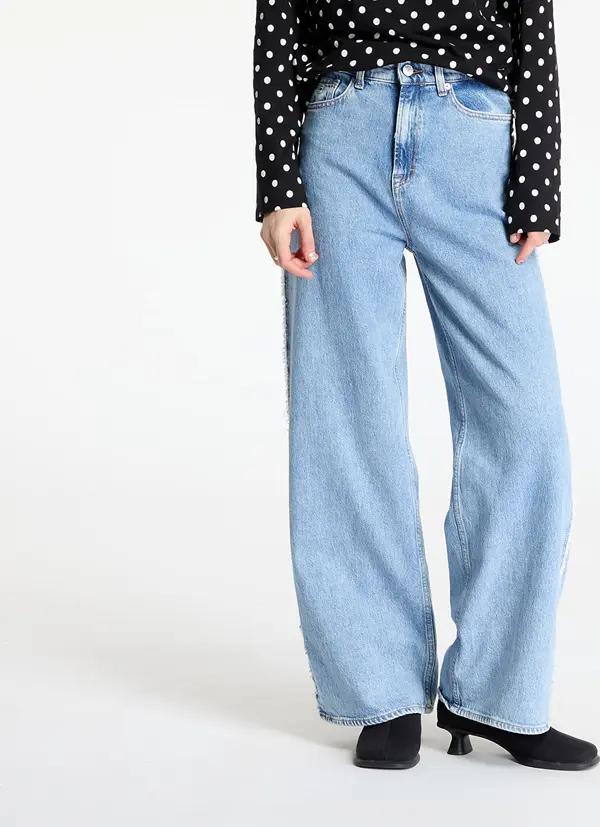 Tommy Hilfiger Jeans Tommy Jeans Claire High Rise Wide Fringe Jeans Denim W30/L30