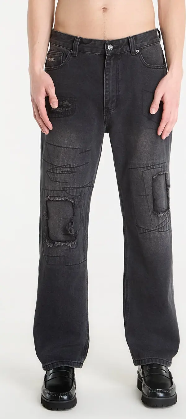 Wasted Paris Jeans Wasted Paris M Ripped Manc Faded Black 32