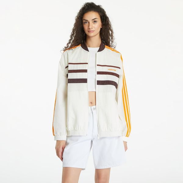 adidas Originals Jopica adidas '80S Track Top Off White/ Shadow Brown L