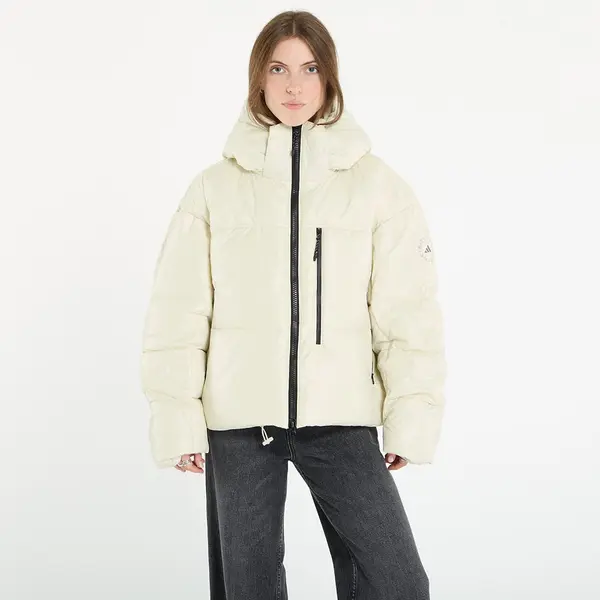 adidas Performance Jopica adidas By Stella McCartney Short Padded Winter Jacket Almond Milk-smc S