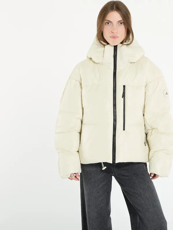 adidas Performance Jopica adidas By Stella McCartney Short Padded Winter Jacket Almond Milk-smc S