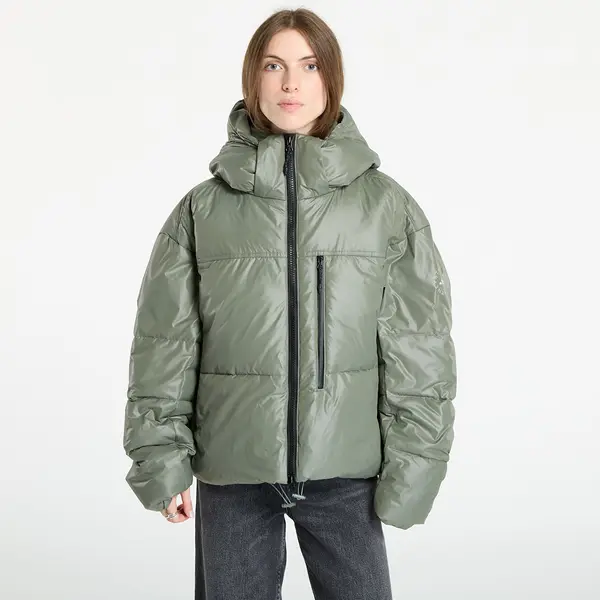 adidas Performance Jopica adidas by Stella McCartney Short Padded Winter Jacket Stone Green L