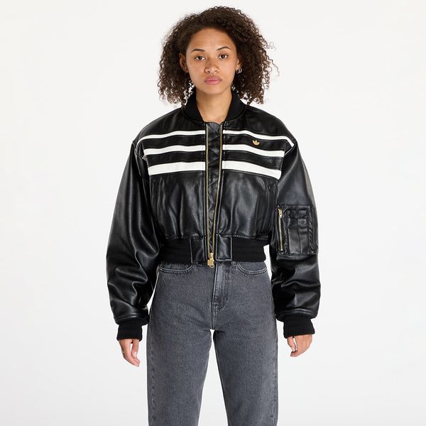 adidas Originals Jopica adidas Pleather Bomber Black XS