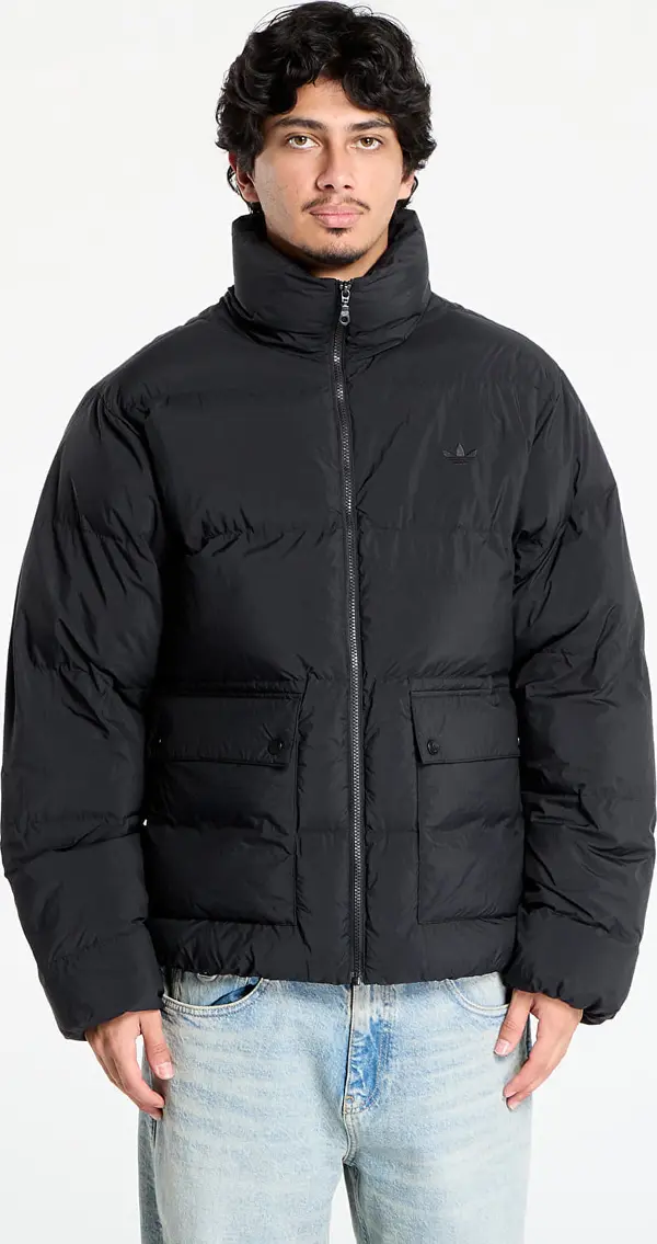 adidas Originals Jopica adidas Tonal Hooded Puffer Jacket Black XL