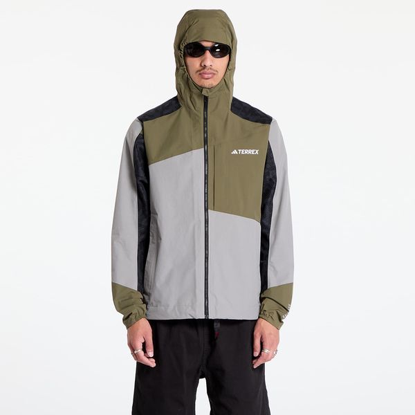 adidas Performance Jopica adidas Xperior Hybrid RAIN.RDY Jacket Ch Solid Grey/ Olive Strata/ Carbon XL