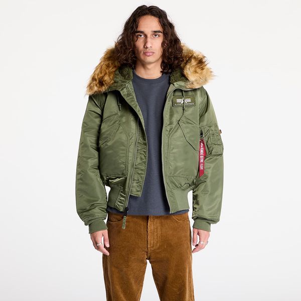 Alpha Industries Inc. Jopica Alpha Industries 45P Hooded Sage-Green L