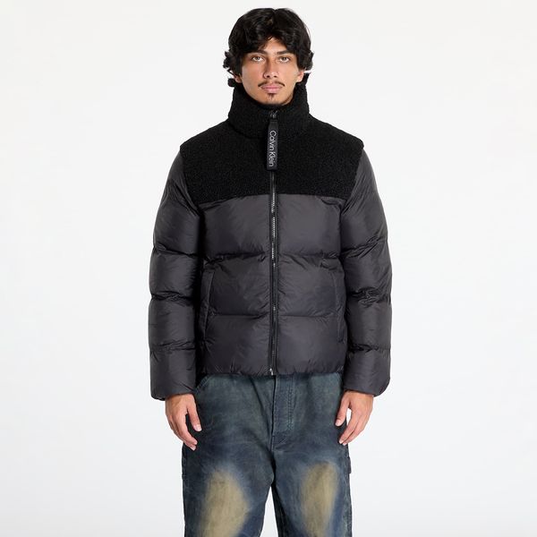 Calvin Klein Jopica Calvin Klein Jeans Sherpa Puffer Jacket Black M