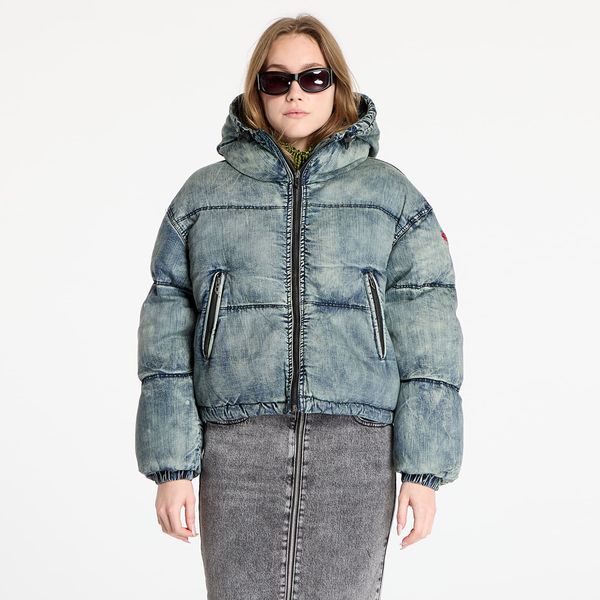 Diesel Jopica Diesel W-Aves Cropped Puffer Jacket Blue 38