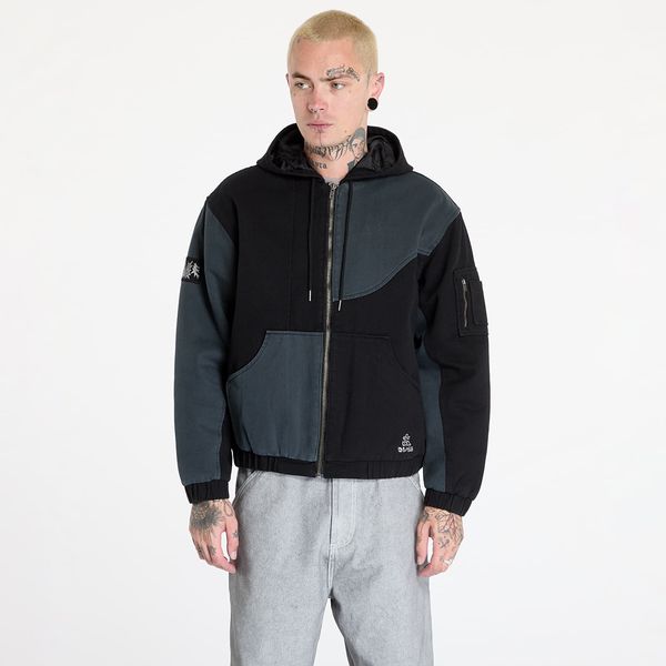 DIME Jopica DIME Panel Denim Hooded Bomber UNISEX Charcoal L