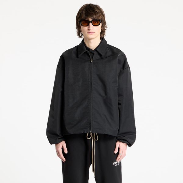 Fear of God Essentials Jopica Fear Of God ESSENTIALS Textured Nylon Trucker Jacket Black L