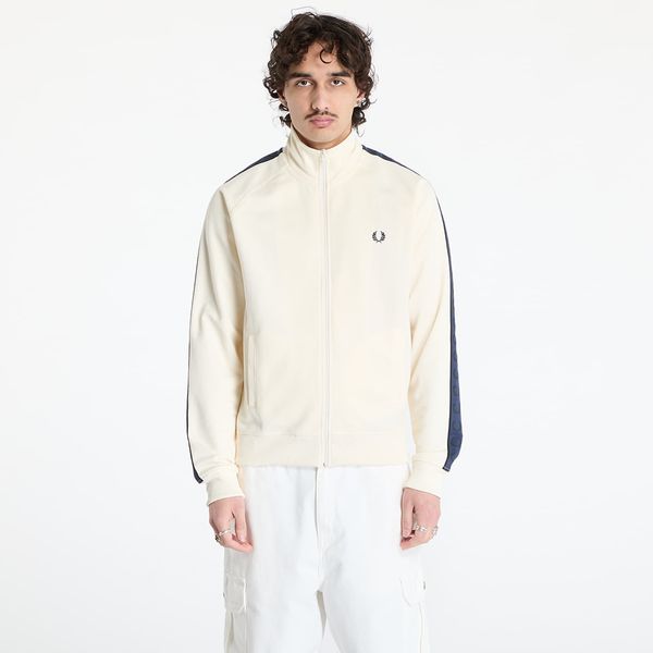 FRED PERRY Jopica FRED PERRY Contrast Tape Track Jacket Ecru/ Tennis Blue M